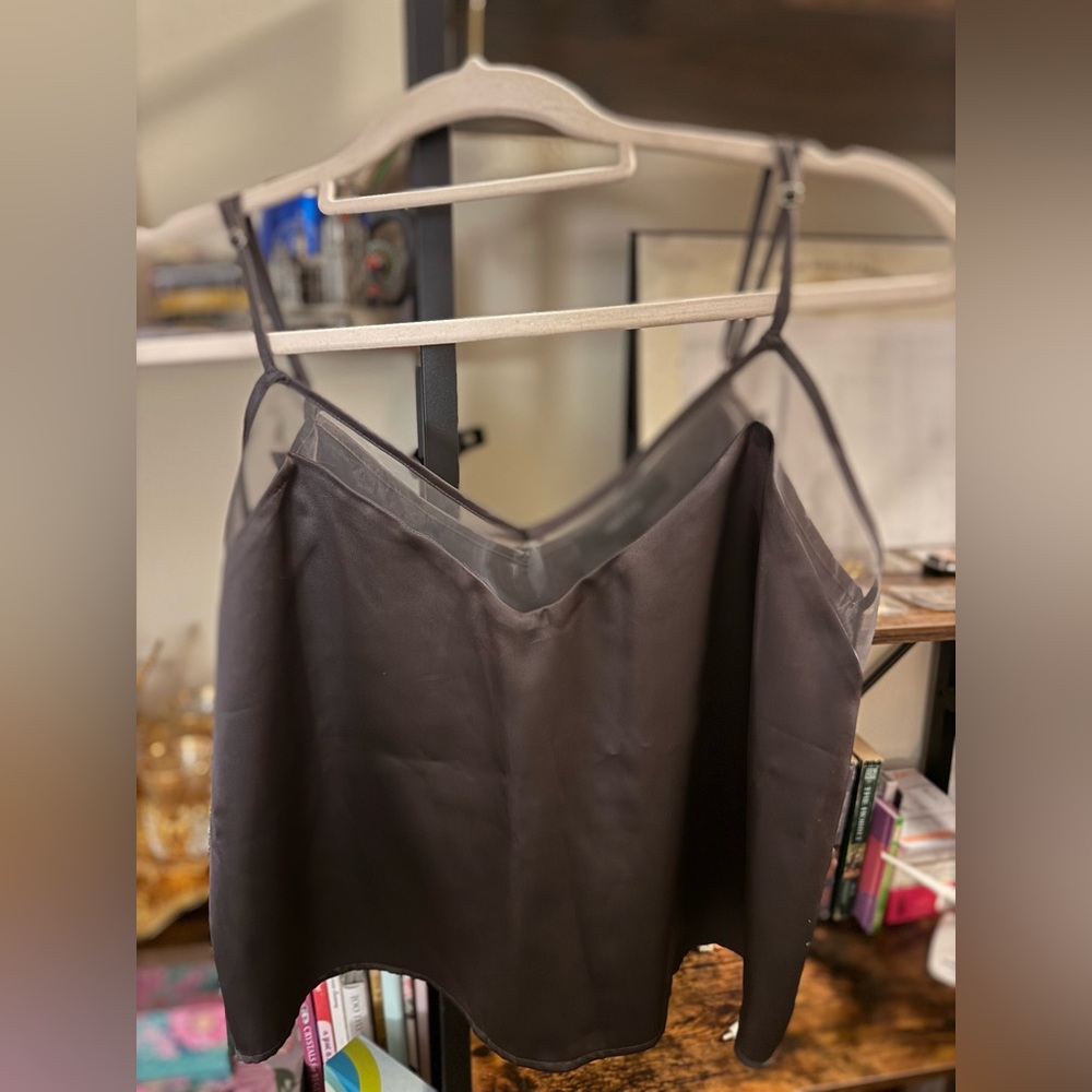 Forever 21 dark green/grey camisole